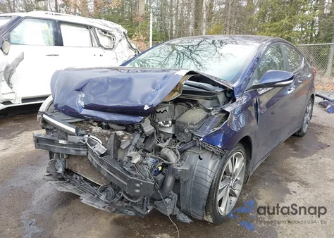 2014 Hyundai Elantra Limited из США, поврежденный, VIN 5NPDH4AE2EH483576
